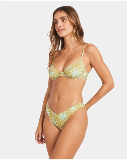 BILLABONG Womens Sun Fired Demi Underwire Bikini Top