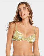 BILLABONG Womens Sun Fired Demi Underwire Bikini Top