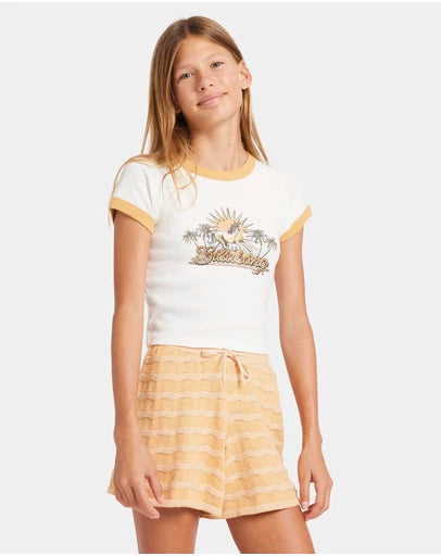 BILLABONG GIRLS 8-16 SEASIDE SESSION T-SHIRT