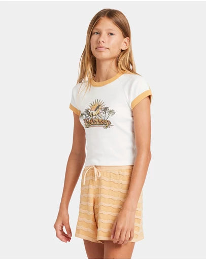 BILLABONG GIRLS 8-16 SEASIDE SESSION T-SHIRT