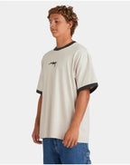BILLABONG Mens Script Ringer T-Shirt