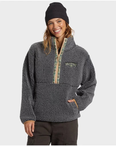 BILLABONG Womens Horizon Half Zip Fleece Pullover