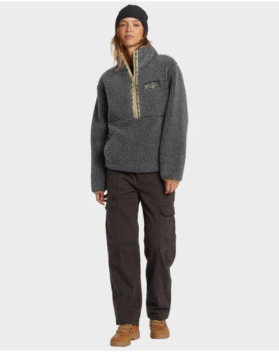 BILLABONG Womens Horizon Half Zip Fleece Pullover