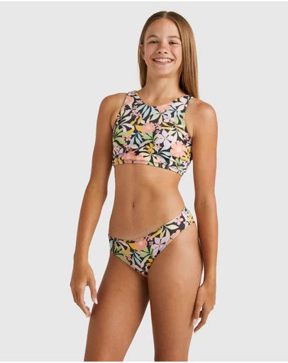 BILLABONG Girls 6-14 Sweet Talkin High Neck Set