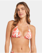 BILLABONG Womens Row Of Palms Remi Triangle Bikini Top