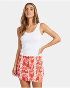 BILLABONG Womens Row Of Palms Mini Skirt