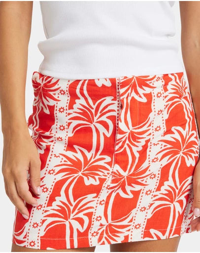 BILLABONG Womens Row Of Palms Mini Skirt