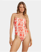 BILLABONG Womens Row Of Palms Bella One Piece Swimsuit