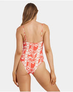 BILLABONG Womens Row Of Palms Bella One Piece Swimsuit
