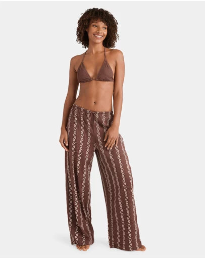 BILLABONG Womens Another Wave Elastic Waist Pants