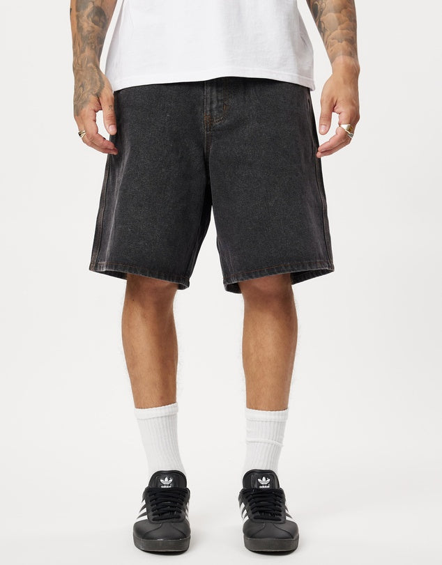 Former Reynolds Denim 21" Washed Black Shorts