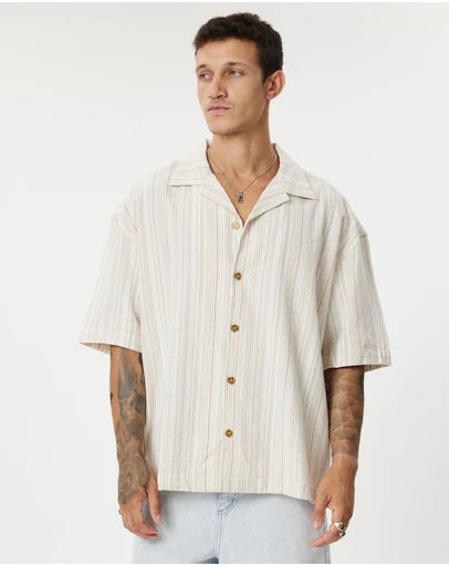 RHYTHM Benny Relaxed Stripe Shirt