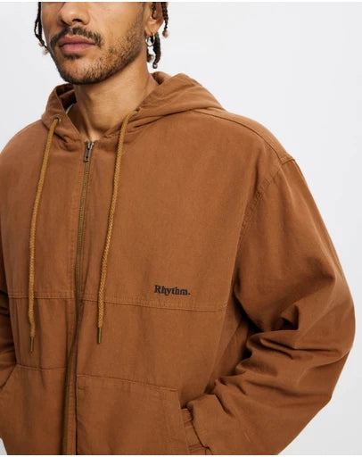 RHYTHM Hooded Work Jacket