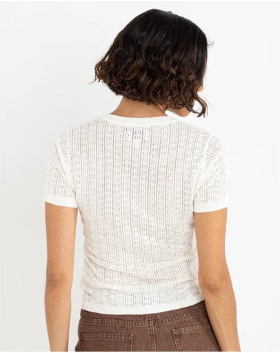 RHYTHM Ojai Pointelle Knit Top