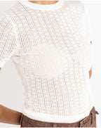RHYTHM Ojai Pointelle Knit Top