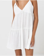 RHYTHM Classic Tiered Mini Dress