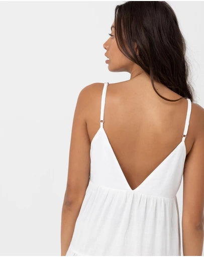 RHYTHM Classic Tiered Mini Dress