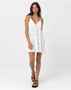 RHYTHM Classic Tiered Mini Dress