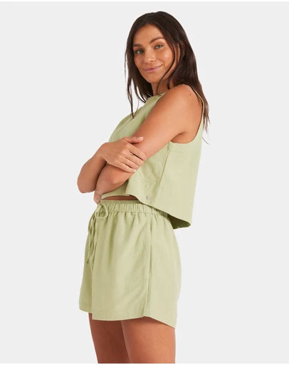 ROXY Womens Dreamer Elastic Waist Shorts