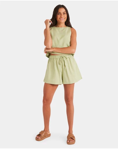 ROXY Womens Dreamer Elastic Waist Shorts