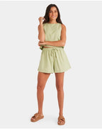 ROXY Womens Dreamer Elastic Waist Shorts
