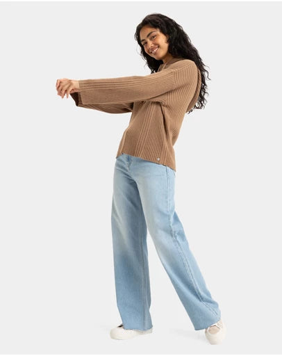 ROXY Womens Here We Glow Knitted Jumper