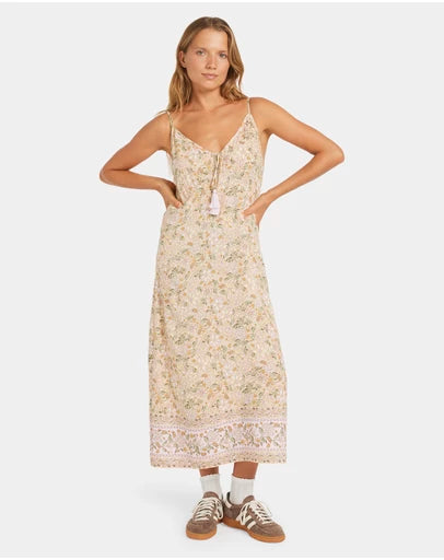 ROXY Womens Garland Midi Dress