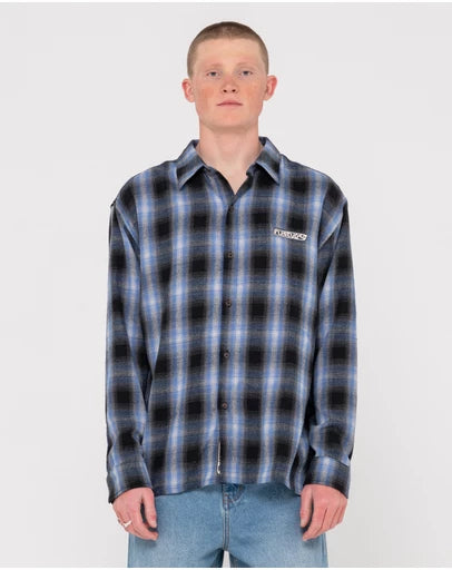 RUSTY - Neon Dreams Relaxed Plaid Shirt