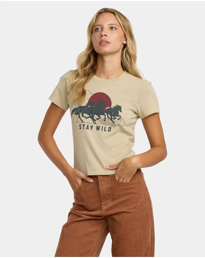 RVCA Womens 411 T-Shirt