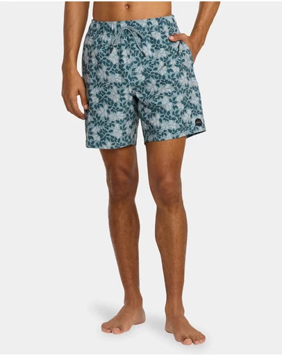 RVCA MENS VA ELASTIC VOLLEY 17" SWIM SHORTS