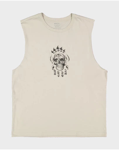 RVCA MENS ALL SEEING EYE MUSCLE SHIRT