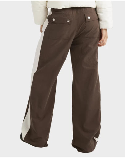 RVCA WOMENS TRACKED WIDE LEG PANT