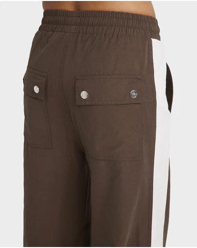 RVCA WOMENS TRACKED WIDE LEG PANT