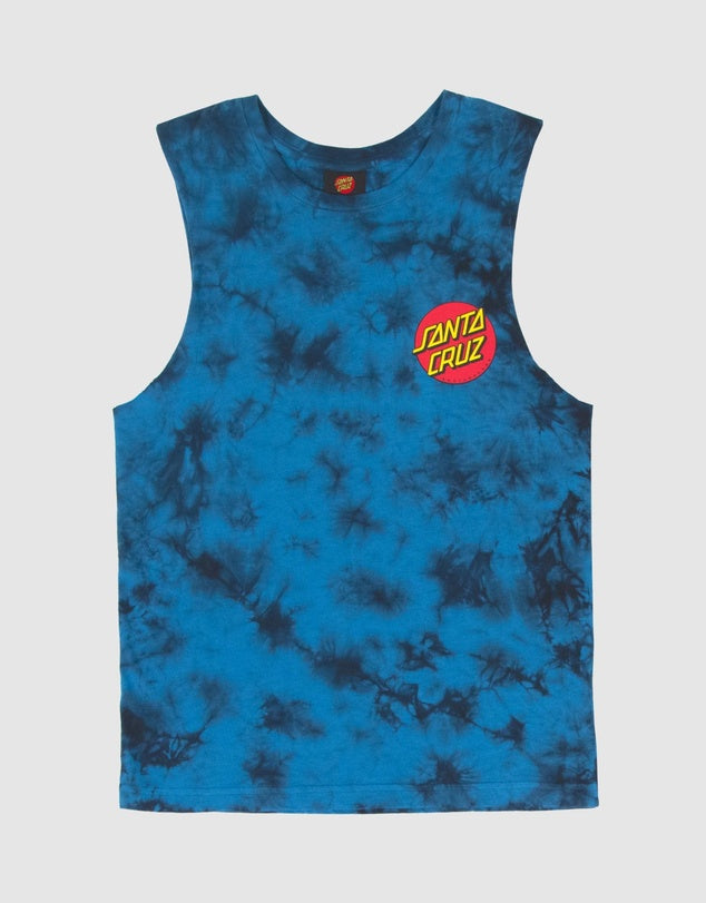 SANTA CRUZ - Beware Dot Tie Dye Muscle - Teens