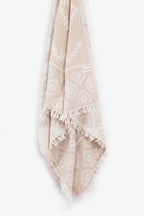 SALTY SHADOWS Beige Aztec Turkish Towel