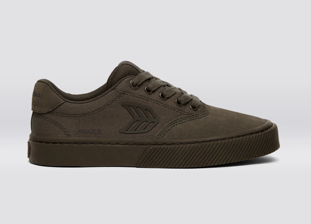 CARIUMA All Teak Suede and Canvas