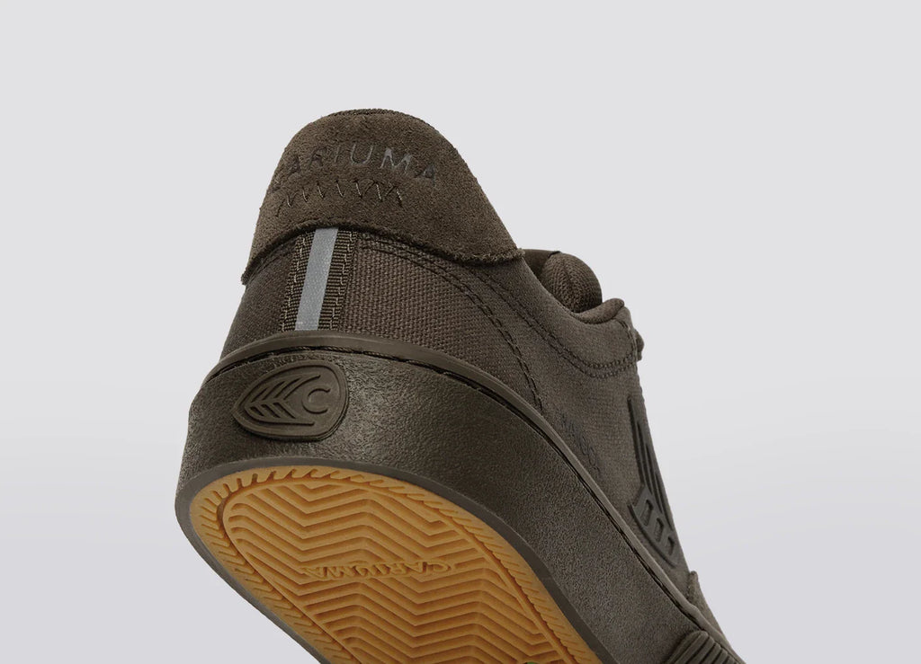 CARIUMA All Teak Suede and Canvas