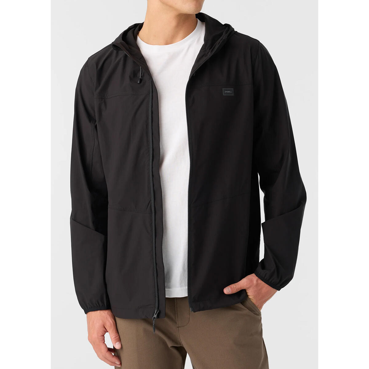 Oneill Trvlr Windbreaker Stretch Jacket Black