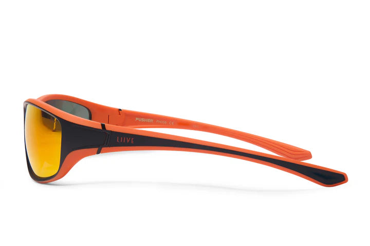 LIIVE - PUSHER - MIRROR MATT BLACK ORANGE