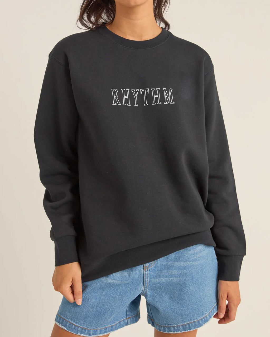 RHYTHM Flagship Boyfriend Fleece Crew