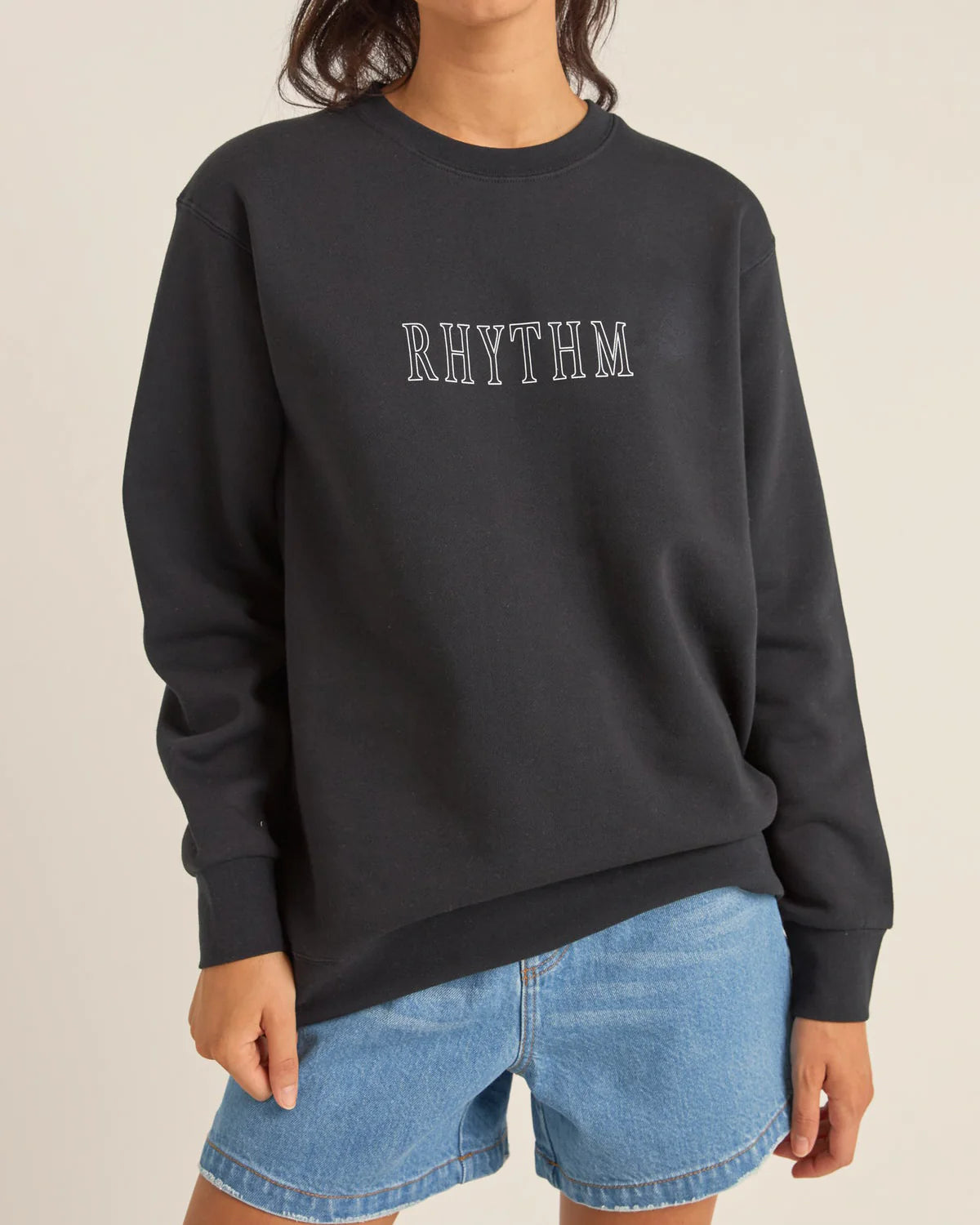 RHYTHM Flagship Boyfriend Fleece Crew