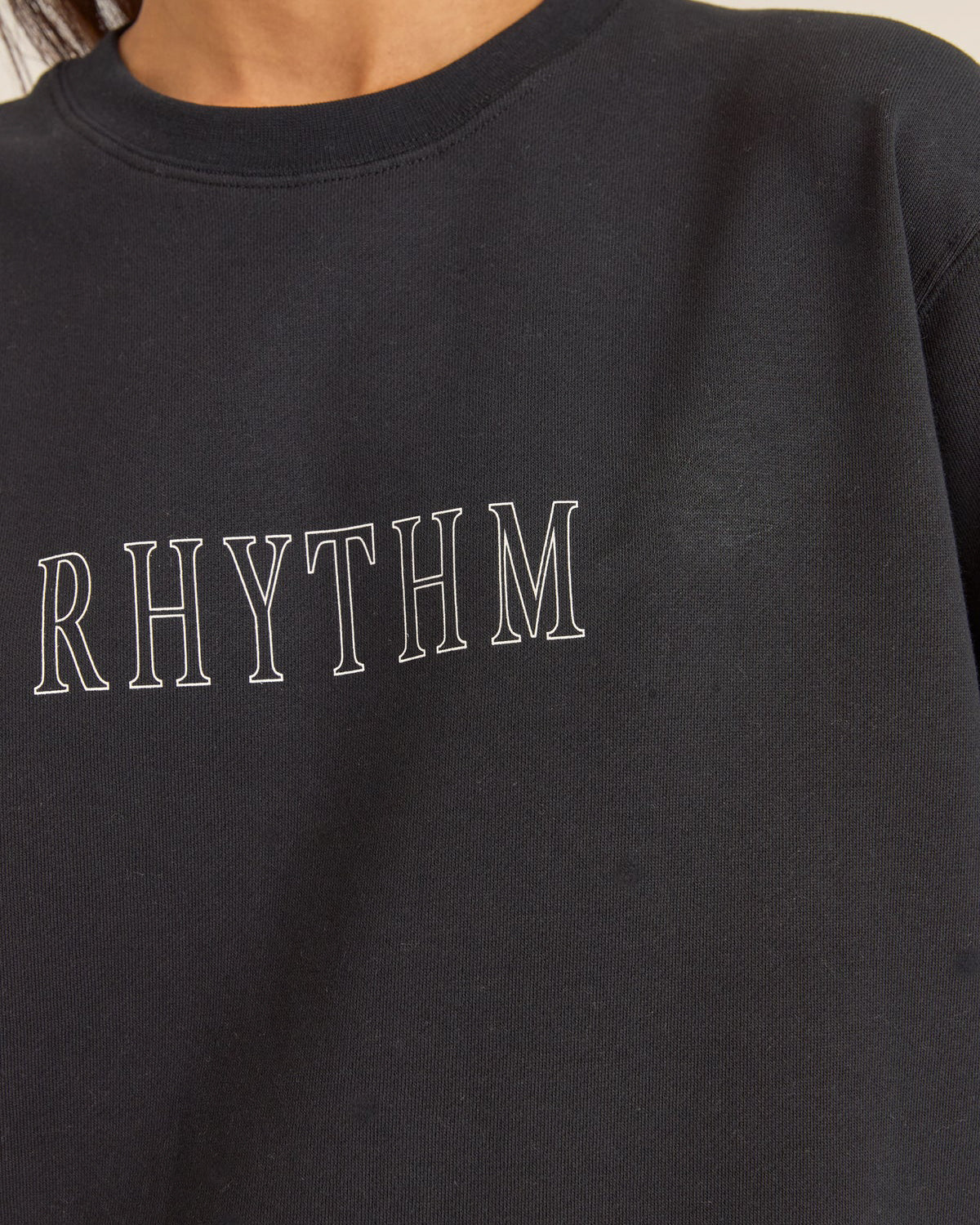 RHYTHM Flagship Boyfriend Fleece Crew