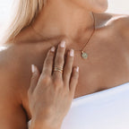 ATOLEA Compass Necklace