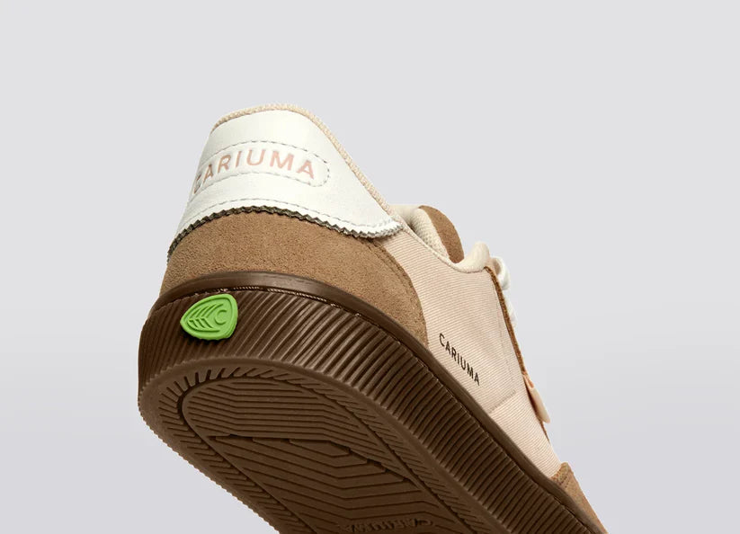 CARIUMA TOCA Teak Light Cream Nylon Latte Suede