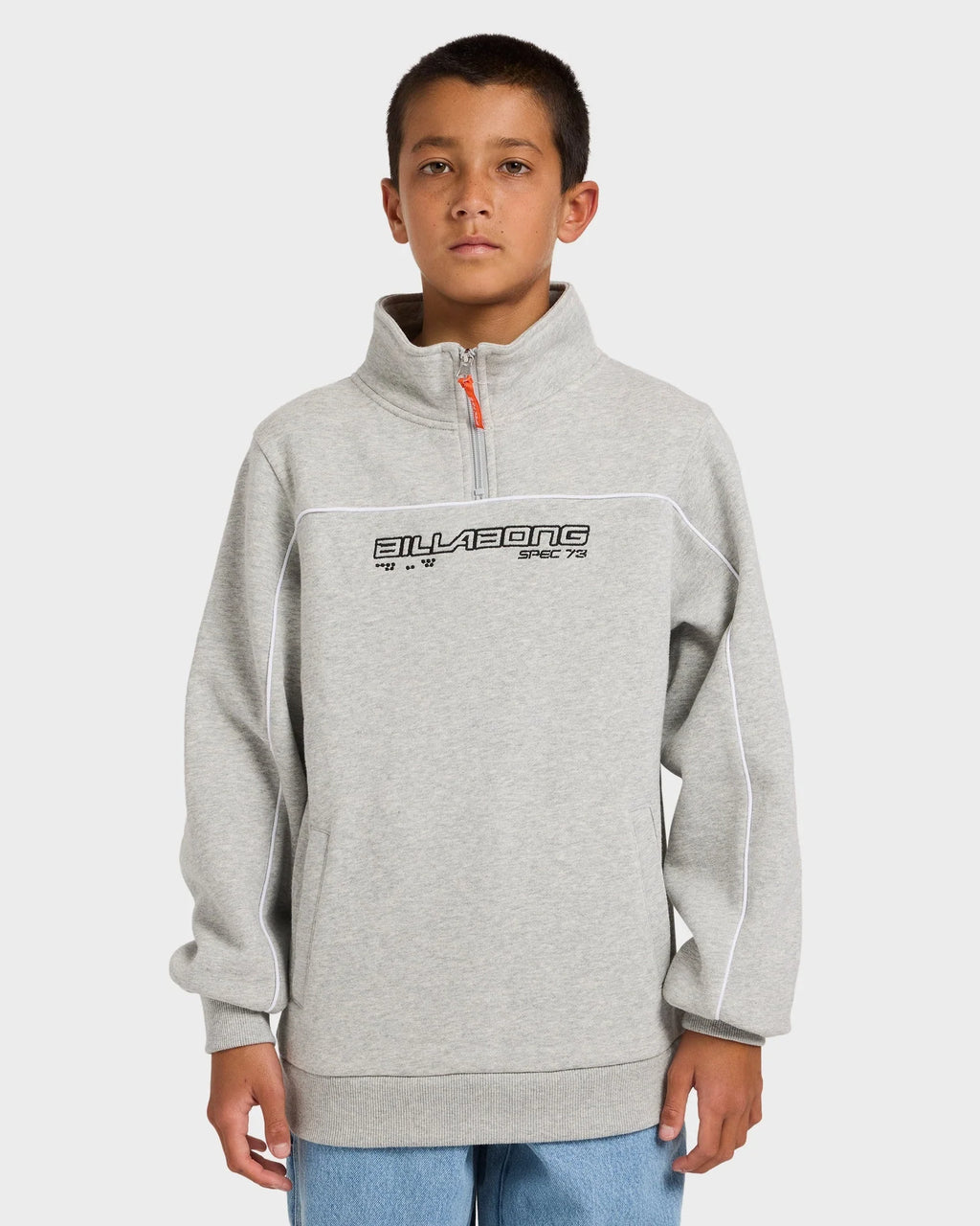 BILLABONG Boys 8-16 Spec Quarter Zip Fleece Pullover