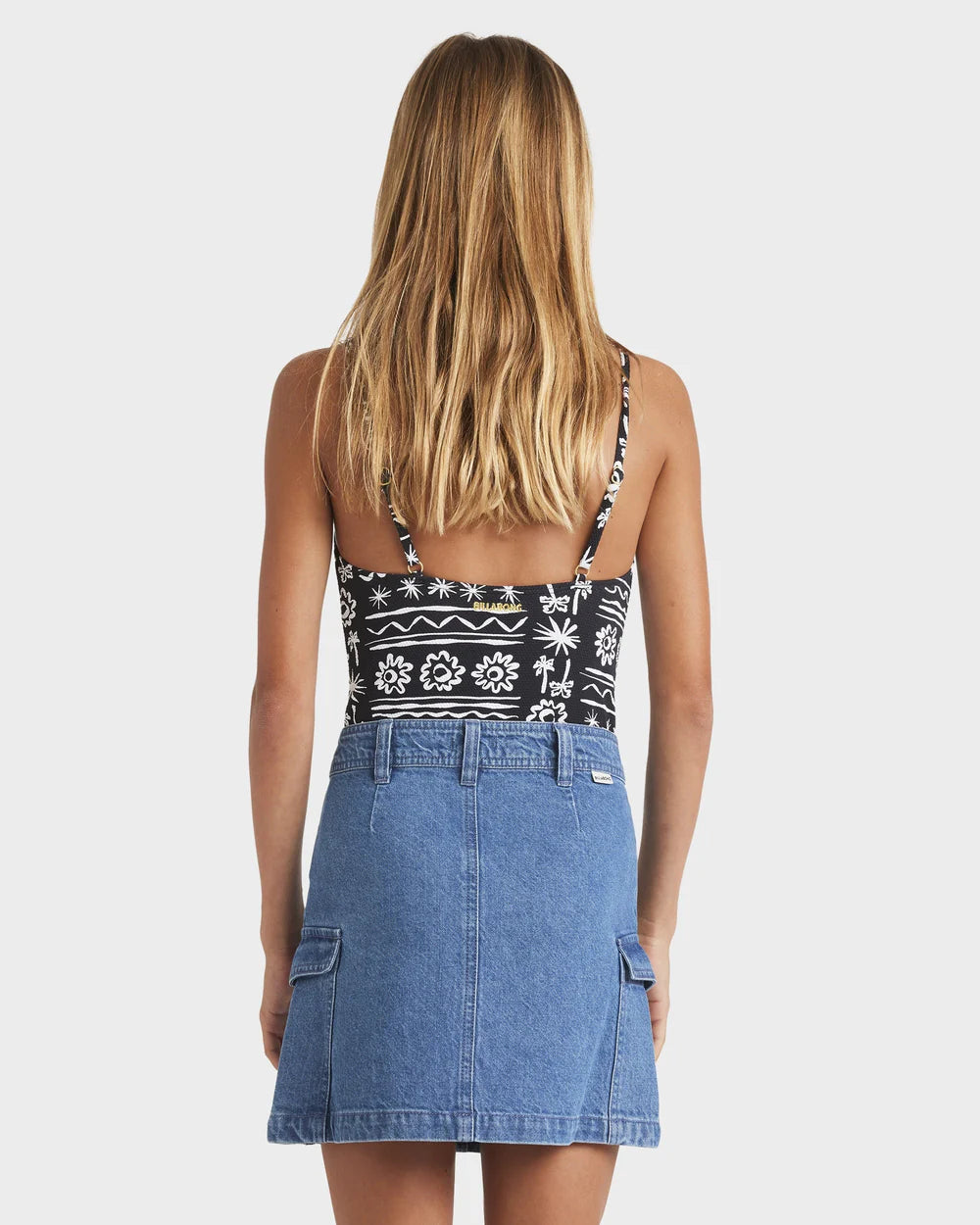 BILLABONG Girls 6-16 Hilary Cargo Denim Skirt