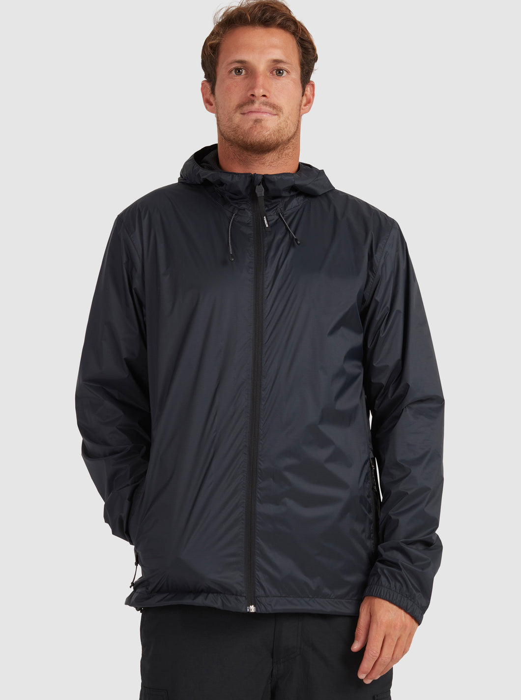 QUIKSILVER - Mens Watermans Waterwind Waterproof Rain Jacket