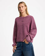 RVCA Ivy Sweater Wine