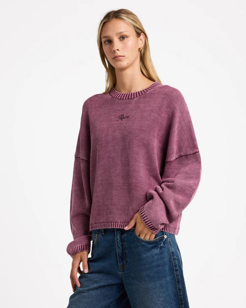 RVCA Ivy Sweater Wine