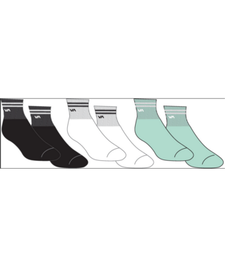 RVCA VA MINI CREW SOCK 3 PACK